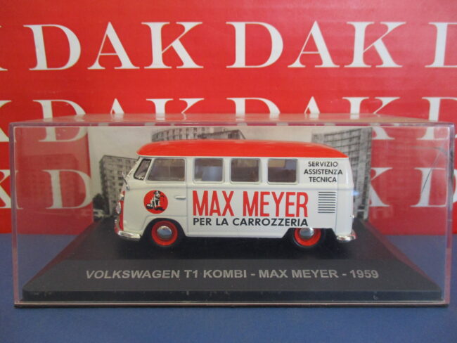 Die cast 1/43 Modellino Furgone Volkswagen Kombi T1 Max Meyer 1959 - immagine 4