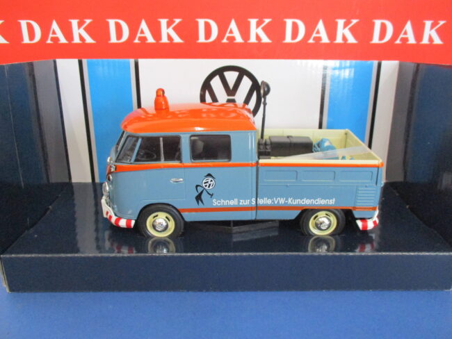 Die Cast 1/24 modellino Furgone Volkswagen T1 Servizio Assistenza Clienti