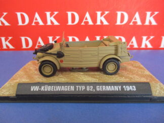 Die cast 1/43 Modellino Auto Volkswagen Kubelwagen Type 82 Germany 1943