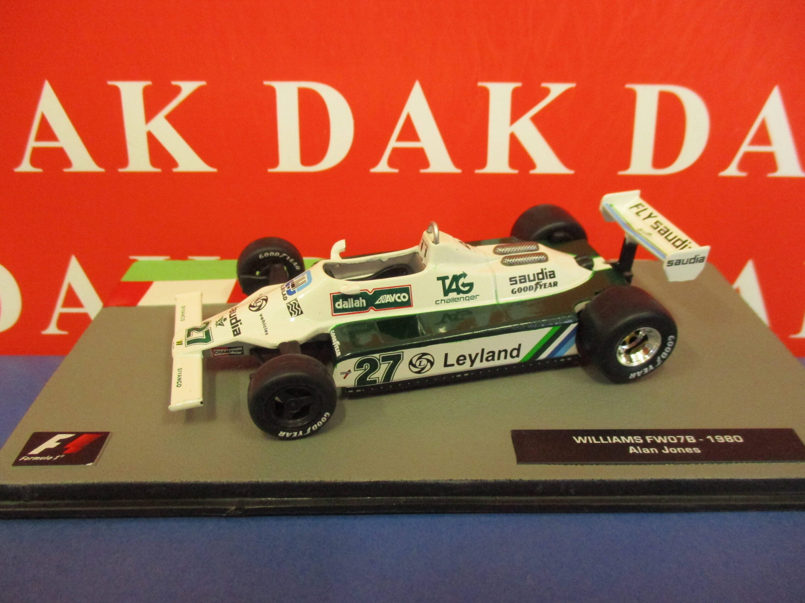 Die cast 1/43 Modellino Auto F1 Williams FW07B 1980 A. Jones