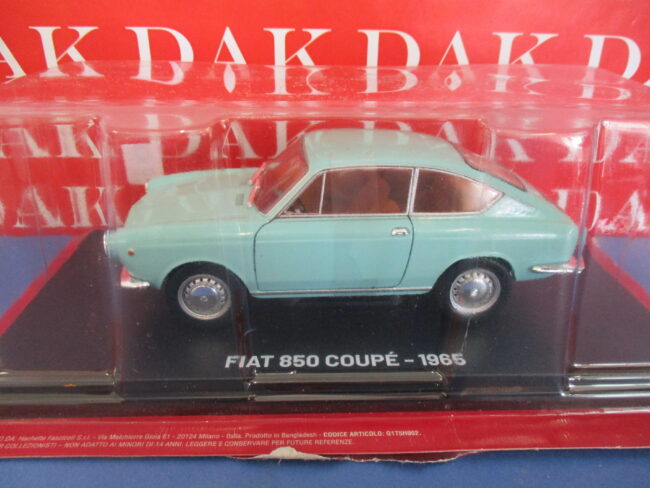Die cast 1/24 Modellino Auto Fiat 850 Coupe 1965 - immagine 4