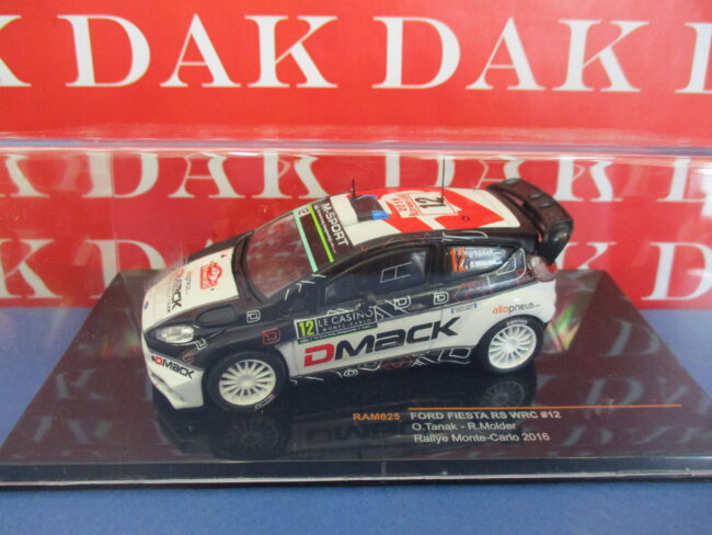 Die cast 1/43 Modellino Auto Ford Fiesta RS WRC Rally Monte Carlo 2016 O. Tanak - immagine 4