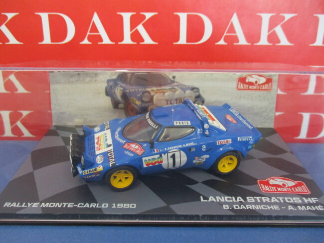 Die cast 1/43 Modellino Auto Lancia Stratos HF Rally Monte Carlo 1980 B.Darniche - immagine 4