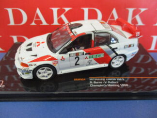 Die cast 1/43 Modellino Auto Mitsubishi Lancer EVO V Champion Meeting 1998 Burns