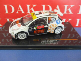 Die cast 1/43 Modellino Auto Peugeot 207 S2000 Rally Monte Carlo 2013 O. Burri