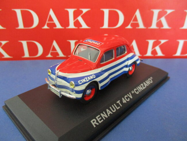 Die cast 1/43 Modellino Auto Renault 4CV Cinzano