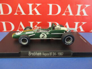 Die cast 1/43 Modellino Auto F1 Brabham Repco BT 24 - 1967 Denis Hulme