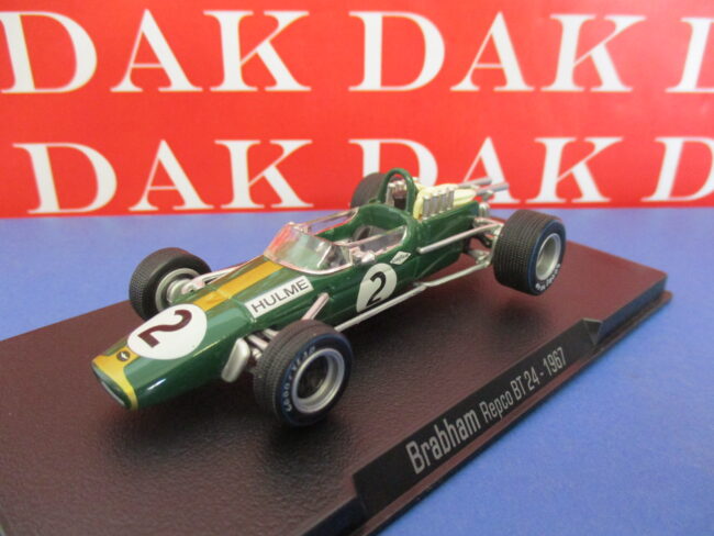 Die cast 1/43 Modellino Auto F1 Brabham Repco BT 24 - 1967 Denis Hulme - immagine 2