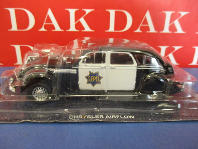 Die cast 1/43 Modellino Auto Polizia Police Chrysler Airflow San Franscisco - immagine 4
