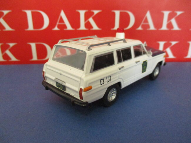 Die cast 1/43 Modellino Auto Polizia Police State Jeep Wagoneer USA - immagine 4