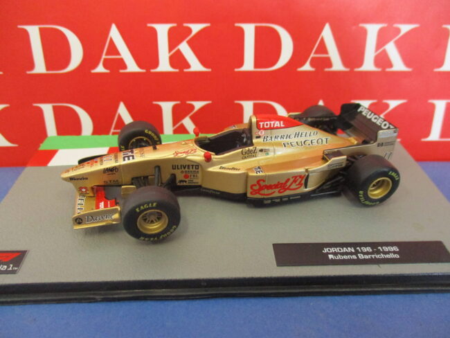 Die cast 1/43 Modellino Auto F1 Jordan Peugeot 196 1996 R. Barrichello