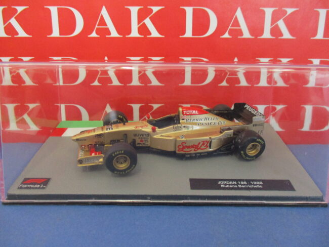 Die cast 1/43 Modellino Auto F1 Jordan Peugeot 196 1996 R. Barrichello - immagine 4