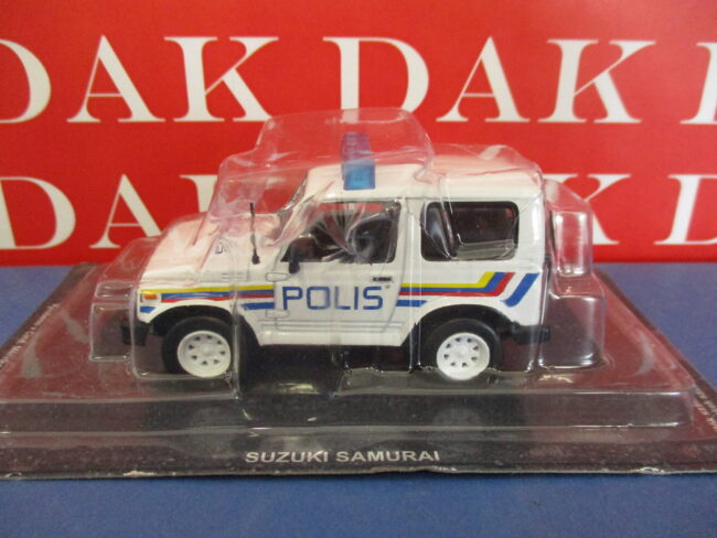 Die cast 1/43 Modellino Auto Polizia Police Suzuki Samurai Malesia - immagine 4