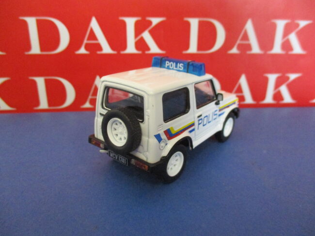 Die cast 1/43 Modellino Auto Polizia Police Suzuki Samurai Malesia - immagine 3