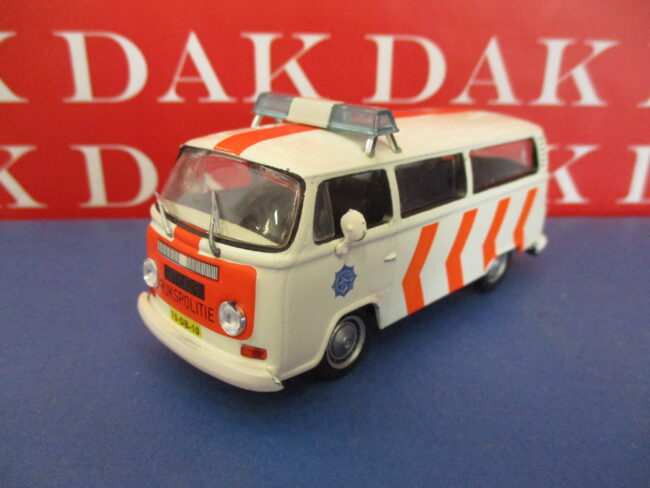 Die cast 1/43 Modellino Pulmino Polizia Police Volkswagen T2 Olanda - immagine 2