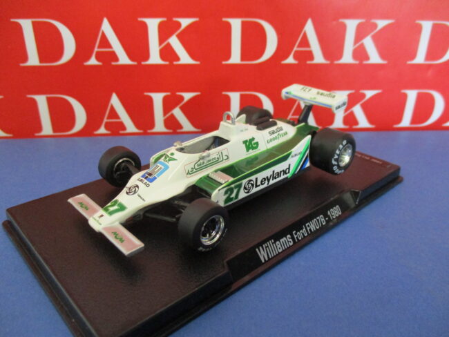 Die cast 1/43 Modellino Auto F1 Williams Ford FW07B 1980 A. Jones by RBA