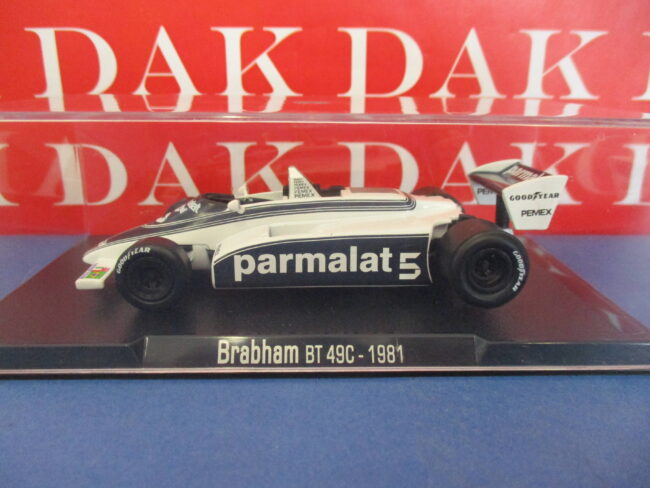 Die cast 1/43 Modellino Auto F1 Brabham Ford BT 49C 1981 N. Piquet by RBA - immagine 4