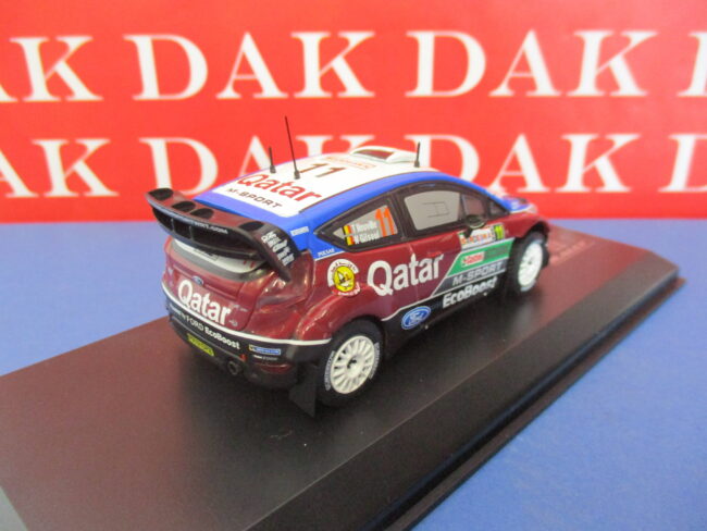 Die cast 1/43 Modellino Auto Ford Fiesta RS WRC Rally Sardegna 2013 T. Neuville - immagine 3