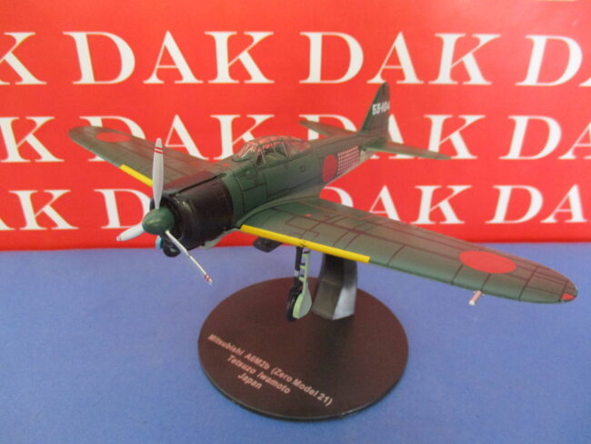 Die cast 1/72 Modellino Aereo Aircraft Mitsubishi A6M2b Zero Model 21 T. Iwamoto - immagine 2