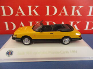 Die cast 1/43 Modellino Auto Saab 900 Cabriolet Monte Carlo 1991