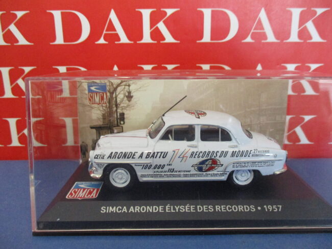 Die cast 1/43 Modellino Auto Simca Aronde Elysee des Records 1957 - immagine 4