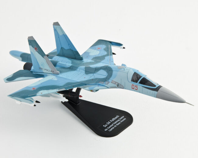 Die cast 1/100 Modellino Aereo Aircraft Sukhoi Su-34 Fullback Russia