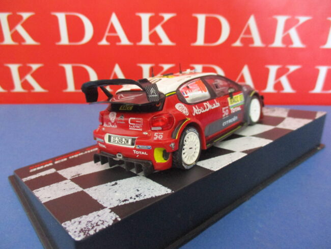 Die cast 1/43 Modellino Auto Citroen C3 WRC Rally Catalunya 2018 S. Loeb - immagine 3