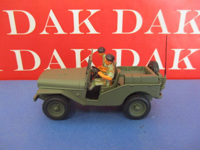 Die cast 1/43 Modellino Auto Jeep Delahaye VLRD 1949 con soldati - immagine 2