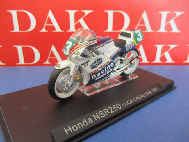 Die cast 1/24 Modellino Moto GP Honda NSR250 Luca Cadalora 1991 - immagine 2