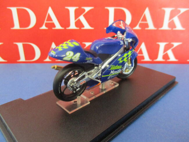 Die cast 1/24 Modellino Moto GP Honda RSR125 Toni Elias 2001 - immagine 3
