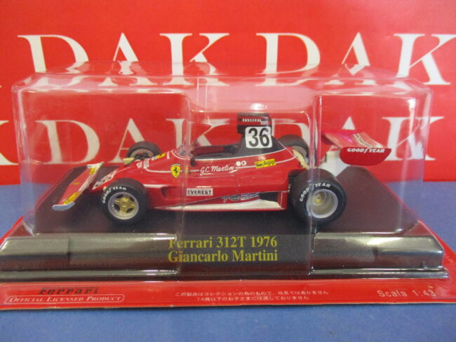 Die cast 1/43 Modellino Auto F1 Ferrari 312T 1976 G. Martini - immagine 4