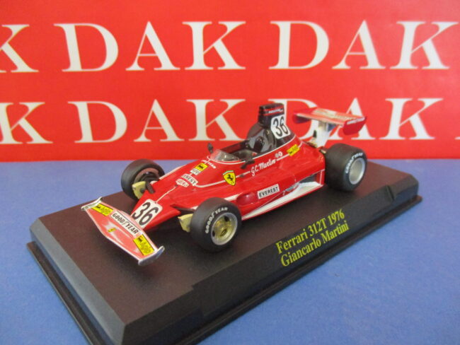 Die cast 1/43 Modellino Auto F1 Ferrari 312T 1976 G. Martini - immagine 2