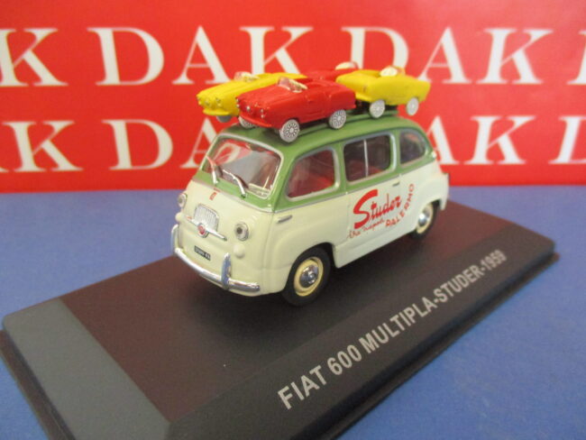 Die cast 1/43 Modellino Auto Fiat 600 Multipla Studer 1959 - immagine 3