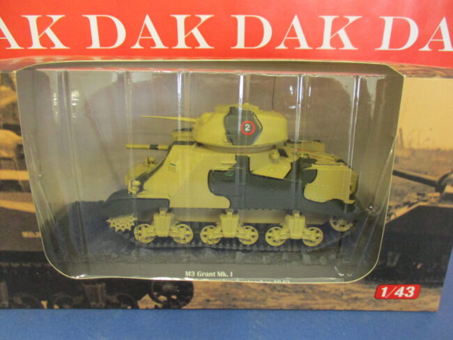 Die cast 1/43 Modellino Carro Armato Tank M3 Grant Mk.I 7th AD Alamein 1942 - immagine 4