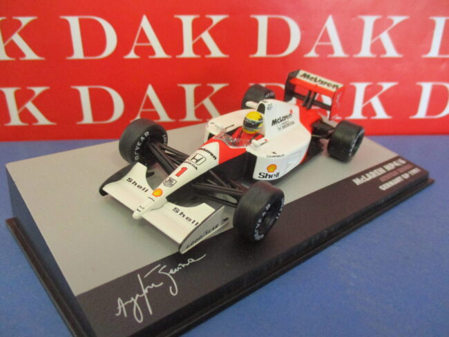 Die cast 1/43 Modellino Auto F1 McLaren MP4/6 Germany GP 1991 A. Senna - immagine 2