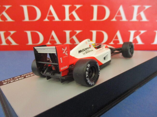 Die cast 1/43 Modellino Auto F1 McLaren MP4/6 Germany GP 1991 A. Senna - immagine 3