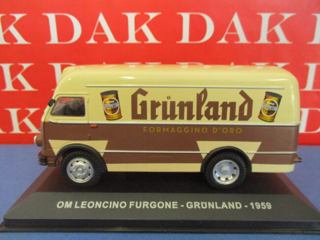 Die cast 1/43 Modellino OM Leoncino Furgone Grunland 1959 - immagine 2