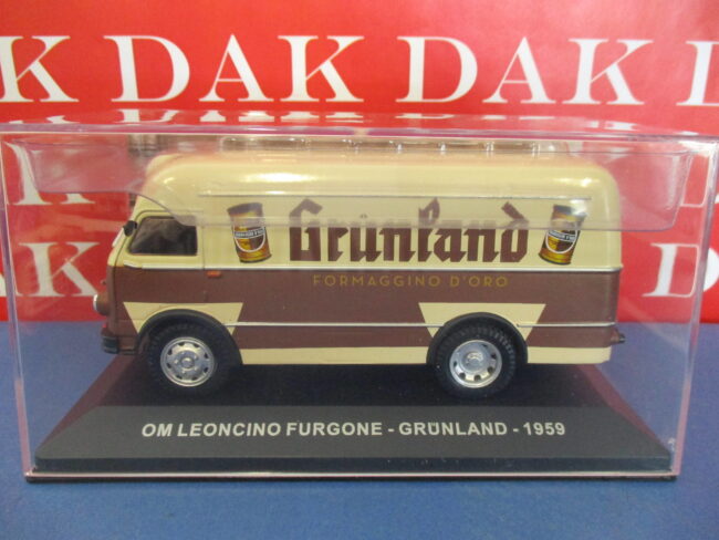 Die cast 1/43 Modellino OM Leoncino Furgone Grunland 1959 - immagine 4