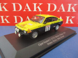Die cast 1/43 Modellino Auto Opel Kadett C GT-E Rally Mintex 1977 W. Rohrl CMR