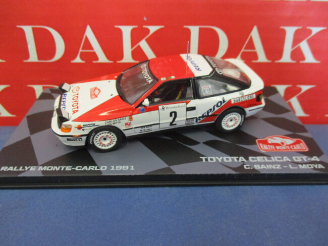 Die cast 1/43 Modellino Auto Toyota Celica GT4 RMC 1991 C. Sainz RMC
