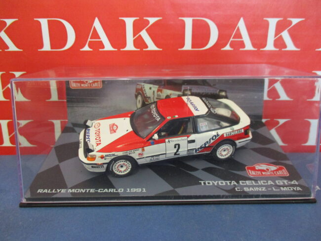 Die cast 1/43 Modellino Auto Toyota Celica GT4 RMC 1991 C. Sainz RMC - immagine 5