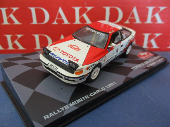 Die cast 1/43 Modellino Auto Toyota Celica GT4 RMC 1991 C. Sainz RMC - immagine 3