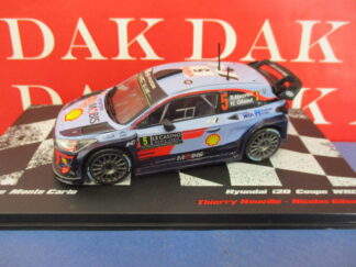 Die cast 1/43 Modellino Auto Hyundai i20 Coupe WRC Rally Monte Carlo 2018 Neuvil