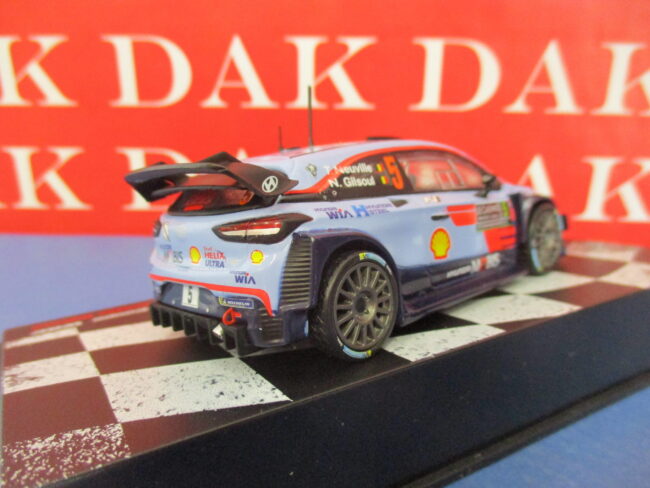 Die cast 1/43 Modellino Auto Hyundai i20 Coupe WRC Rally Monte Carlo 2018 Neuvil - immagine 3