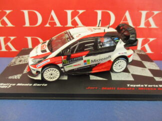 Die cast 1/43 Modellino Auto Toyota Yaris WRC Rally Monte Carlo 2017 J-M Latvala