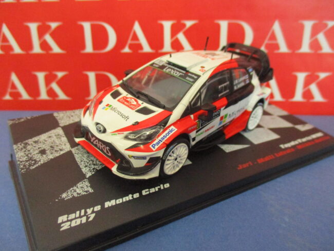 Die cast 1/43 Modellino Auto Toyota Yaris WRC Rally Monte Carlo 2017 J-M Latvala - immagine 2
