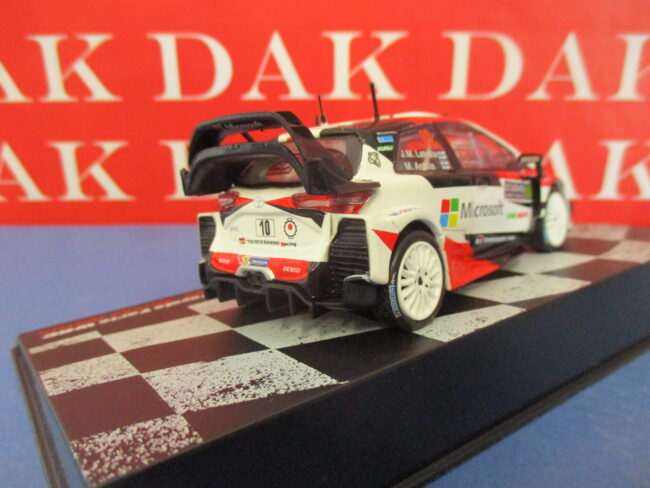 Die cast 1/43 Modellino Auto Toyota Yaris WRC Rally Monte Carlo 2017 J-M Latvala - immagine 3
