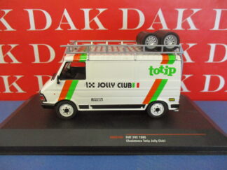 Die cast 1/43 Modellino Furgone Fiat 242 Assistenza Rally Totip Jolly Club 1985