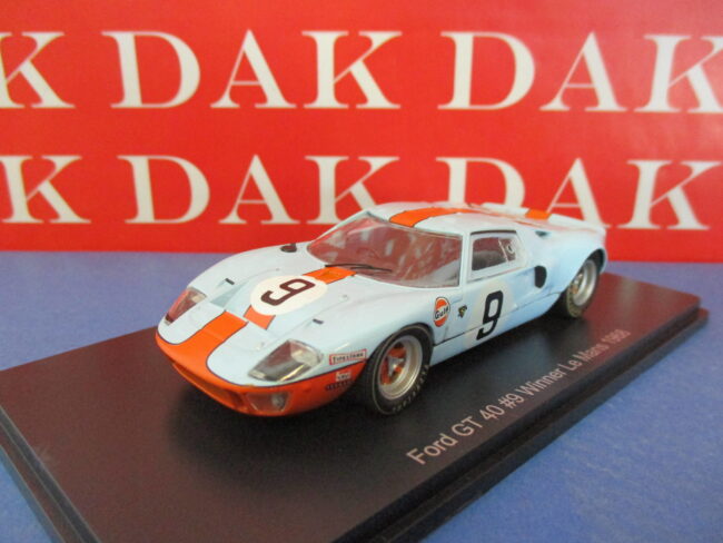 Die cast 1/43 Modellino Auto Ford GT40 Gulf 24H Le Mans 1968 P. Rodriguez