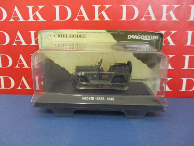 Die cast 1/43 Modellino Auto Jeep GAZ 67B USSR 1945